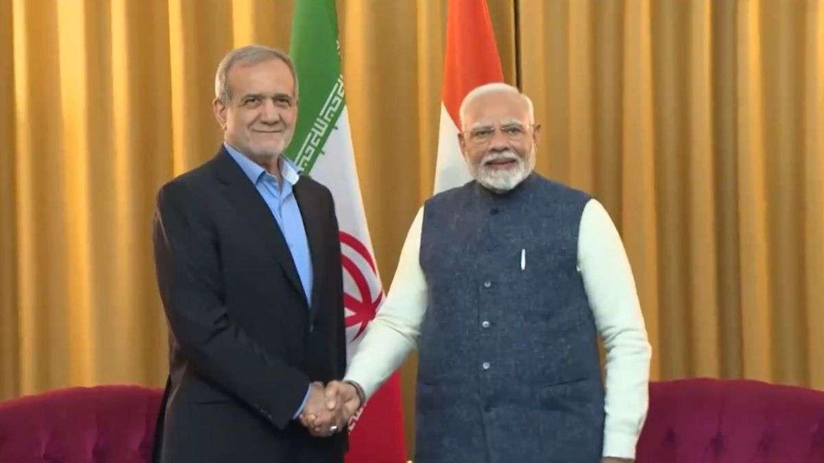 Prime Minister Narendra Modi held a bilateral meeting with Iranian President Masoud Pezeshkian in Russia's Kazan on the sidelines of the 16th BRICS Summit.